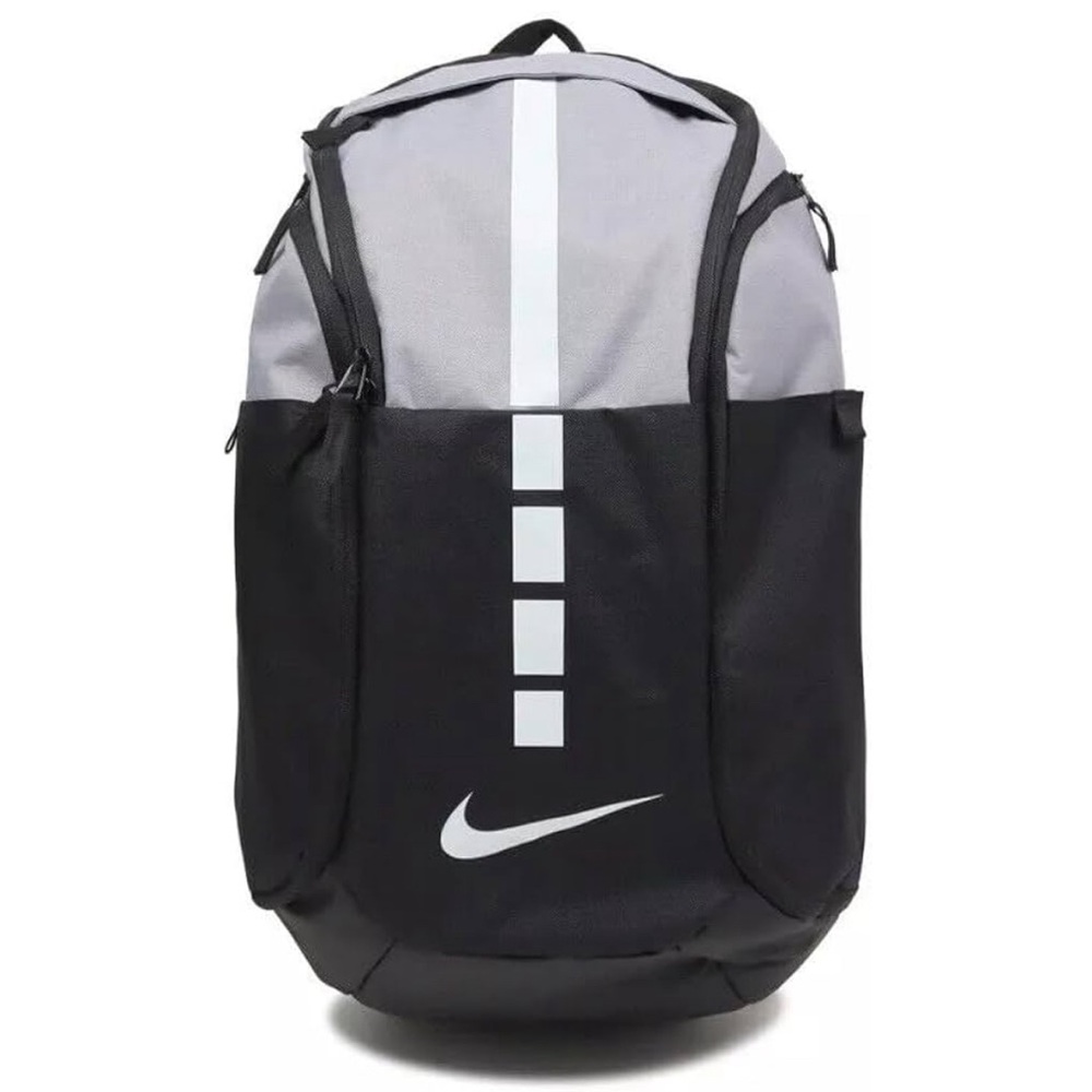 Nike Men's OR Women’sBlack and Grayish silver  BASKETBALL HOOPS Backpack GYM BAG